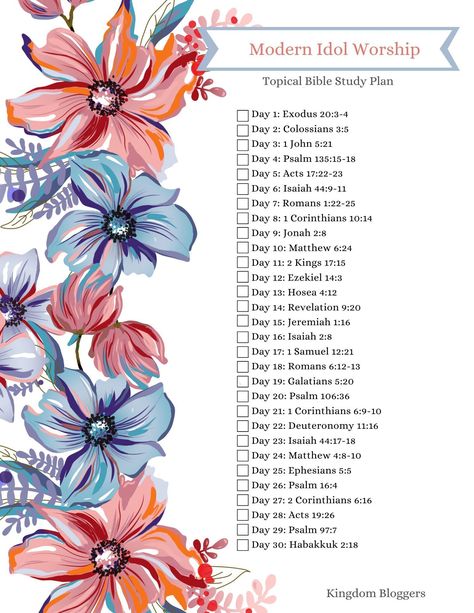 Navigate the subtle terrains of modern idol worship with our Bible reading plan designed to enlighten and challenge. Discover what the Bible says about idolatry in today's context, identifying contemporary idols and learning how to prioritize God in a world full of distractions. June Bible Reading Plan, Prioritize God, Topical Bible Study, Bible Study Plan, Verse Study, Free Bible Printables, Idol Worship, How To Prioritize, Fast And Pray