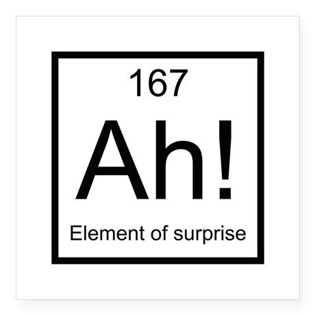 See Tattoo, Science Stickers, Element Of Surprise, Funny Bumper Stickers, Cute Laptop Stickers, Tumblr Stickers, Science Jokes, Science Humor, Cool Stickers