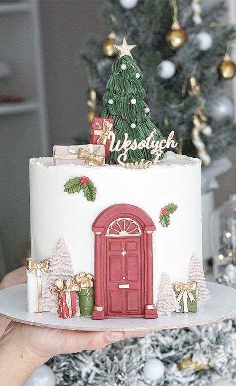 festive cake ideas, festive Christmas cake pictures, Christmas cake, winter cake, winter cake ideas, Christmas tree cake, festive cake Christmas Tree Cake Designs, Christmas Cake Ideas Elegant, Christmas Theme Cake, Christmas Cakes Ideas Decoration, Winter Cake Ideas, Door Christmas Tree, Christmas Tower, Fondant Christmas Cake, Cake Winter