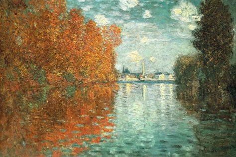 Claude Monet Autumn Effects at Argenteuil Claude Monet, Autumn Effects at Argenteuil, 1873, Courtauld Gallery, Courtauld Institute of Art, London Courtauld Gallery, Artist Monet, Claude Monet Paintings, Claude Monet Art, Plein Air Landscape, Monet Art, Monet Paintings, Lily Pond, Paul Gauguin