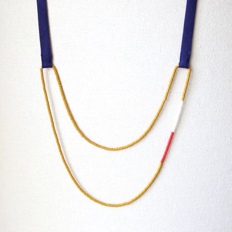 Japanese Braiding, Eyewear Chain, Textile Necklace, Silk Necklace, Pop Up Market, Blue Yellow Red, Vintage Textile, Handmade Textiles, Textile Jewelry