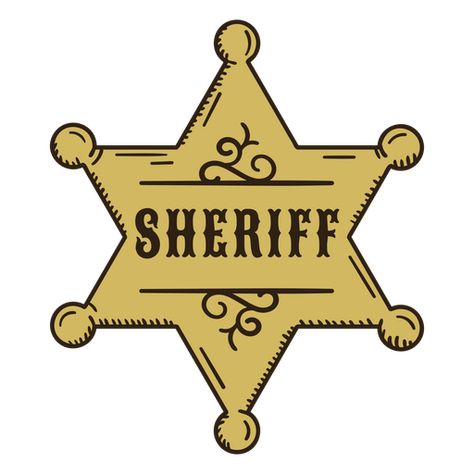 Sheriff Deputy star badge PNG Design Logo Sara, Rentry Recourses, Crazy Drawings, Drunken Monkey, Cowboy Star, Spring Witch, Sheriff Star, Lost Property, Sheriff Callie