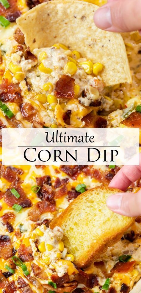 Best Corn Dip, Appetizer With Cream Cheese, Dip Appetizers, Corn Dip Recipe, Chip Dip Recipes, Best Dip Recipes, Mexikansk Mat, Corn Dip Recipes, Corn Dip