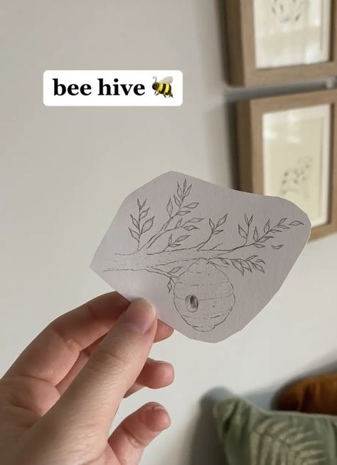 Bee Hive Tattoo, Hive Tattoo, Simple Tattoo Designs, Sketchbook Inspiration, Tattoo Inspo, Tattoo Sketches, Bee Hive, Ink Art, Simple Tattoos