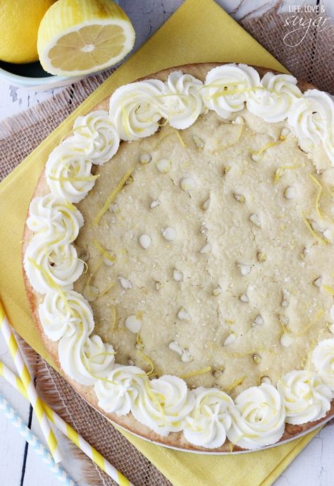 Soft Cookie Cake Recipe, Strawberry Cookie Cake, Lemon Cookie Cake, Cookie Cakes Decorated, Lemon Wedding Cake, Best Lemon Cake, Best Lemon Cake Recipe, Life Love And Sugar, Lemon Cookies Easy