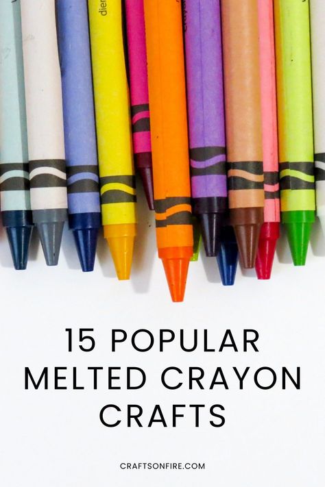 melted crayon crafts Crafts With Wax Crayons, Diy Melted Crayons, Leftover Crayon Ideas, Melting Crayons In Oven, Crayon Art Melted Diy, Crayon Decorations, Melted Crayon Crafts, Crayon Art Diy, Crayon Crafts