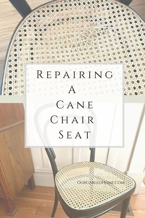 Cane Chair Makeover, Homestead Diy, Recovering Chairs, Cane Chairs, Cane Back Chairs, Wicker Rocking Chair, Faux Fireplace Diy, Chair Repair, Thonet Chair