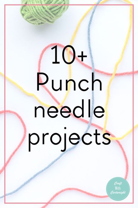 10+ Punch needle projects - Craft with Cartwright Punch Yarn Art, Needle Punching Patterns, Free Needle Punch Patterns, Patterns For Punch Needle, Needle Punch Embroidery Patterns, Printable Punch Needle Patterns, Free Punch Needle Patterns Printable, Needle Punch Projects, Punch Needle Crafts To Sell