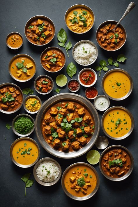 A Culinary Odyssey: The Rich Flavors of India Food From All Around The World, Indian Food Design, Aesthetic Indian Food, Culinary Aesthetic, North Indian Food, Dum Biryani, Indian Foods, Eat Seasonal, India Food