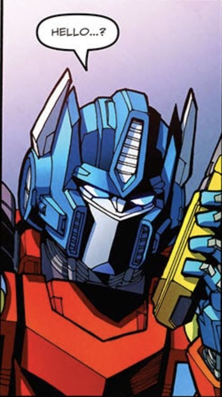 Idw comic mtmte Optimus prime close up of him on the phone On The Phone, A Robot, Optimus Prime, Pride Month, Transformers, Lost