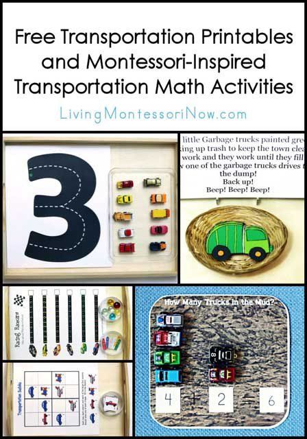 Free Transportation Printables and Montessori-Inspired Transportation Activities Transportation Printables, Transportation Theme Preschool, Transportation Worksheet, Transportation Unit, Transportation Activities, Transportation Preschool, Thanksgiving Math, Montessori Preschool, Transportation Theme