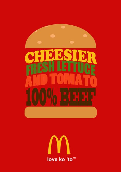 Mcdonalds Poster Design, Mcdonalds Social Media, Mcdonalds Graphic Design, Mcdonalds Poster, Mc Donald Burger, Publicidad Creativa, Logo Redesign, Graphic Design Photoshop, Happy Meal Mcdonalds