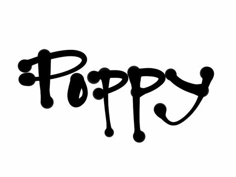 Poppy, a request from Nina :) Poppy Flower With Name Tattoo, Poppy Name, Nest Wild Poppy, Poppy Clipart Black And White, Poppy Musician, Secret Lovers, Boy Names, Graphic Image, Poppies