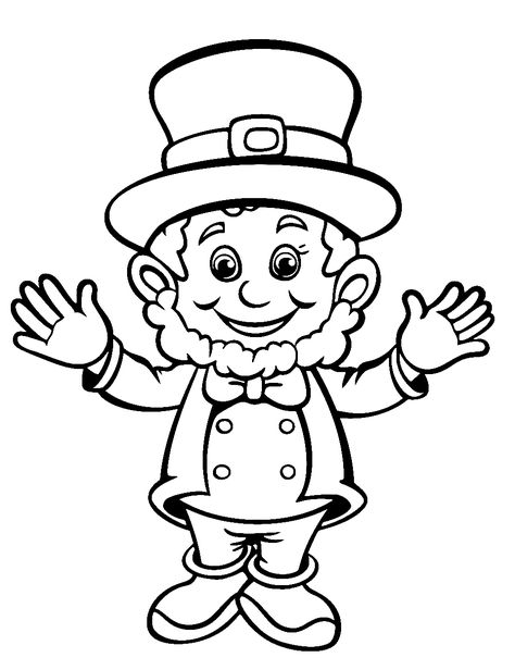 Leprechaun Coloring Page, Snowman Coloring Pages, St Patricks Crafts, Abc Coloring Pages, Valentine Coloring Pages, Abc Coloring, Quilted Table Runners Patterns, Coloring Pages Free Printable, Easy To Draw