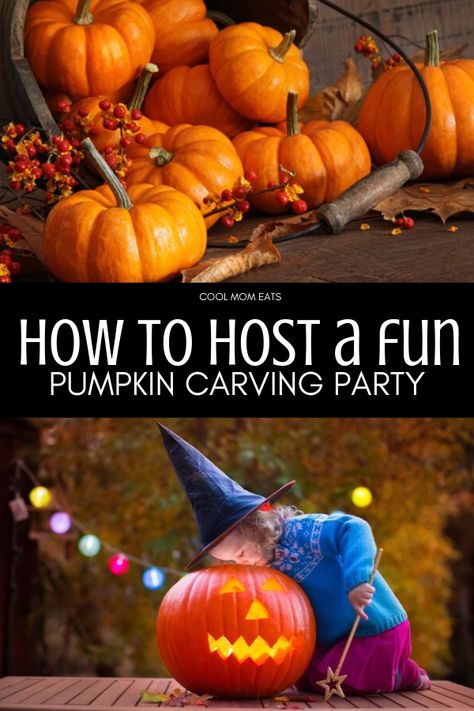 Kids Pumpkin Carving Party, Pumpkin Carving Alternatives, Kids Pumpkin Carving, Halloween Moodboard, Party Moodboard, Pumpkin Decorating Party, Creative Pumpkin Carving Ideas, Pumpkin Carving Party Invitations, Pumpkin Carving Tips