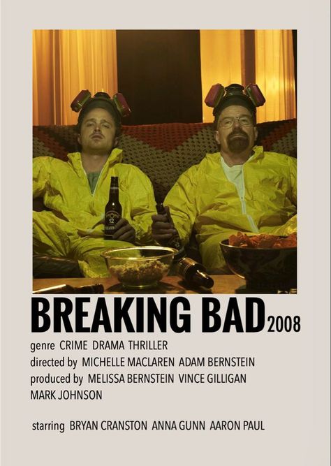 Breaking bad by Millie | Breaking bad poster, Breaking bad movie, Movie posters minimalist Beaking Bad, Breaking Bad Poster, Breaking Bad Movie, Posters Minimalist, Bon Film, Iconic Movie Posters, Movie Card, Film Posters Minimalist, Bryan Cranston