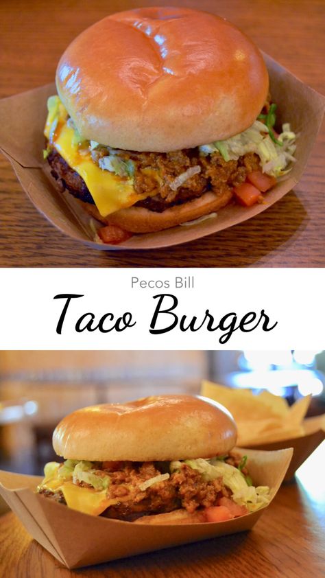 Copycat Taco Johns Taco Burger, Taco Tico Taco Burger Recipe, Taco Burgers Ground Beef, Taco Burgers Recipe, Taco Burgers, Taco Fixings, Open Dining Area, Best Hamburger Recipes, Delicious Burger Recipes