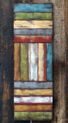 Reclaimed Wood Wall Decor, Kitchen Painting, Barn Wood Crafts, Large Canvas Painting, Painting Kitchen, Reclaimed Wood Art, Reclaimed Wood Wall, Pallet Art, Wood Wall Decor