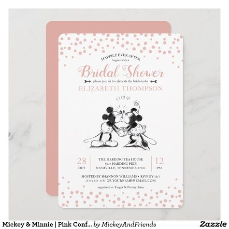 High Tea Bridal Shower Invitations, Tea Party Bridal Shower Invitations, Mickey Mouse Wedding, High Tea Wedding, Bridal Shower Invitation Wording, Bridal Shower Invitations Free, Afternoon Tea Wedding, Tea Bridal Shower Invitations, Disney Bridal Showers