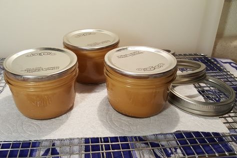 Carefully Remove the Jars and the Metal Rings Image Dry Canning Sugar, Canning Caramel, Cinnamon Applesauce, Canning Process, Christmas Jam, Water Bath Canning, Favorite Dessert Recipes, Homemade Caramel, Homemade Remedies