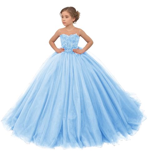 PRICES MAY VARY. Tulle Beaded Pageant Dress for Girl Ball Gown Flower Girl Dresses for Wedding Imported Button Back closure Girls Pageant Dress, Enchanting Wedding, Pageant Dress, Wedding Dress Trends, Pageant Dresses, Girl Dresses, Ball Gown, Flower Girl, Flower Girl Dresses