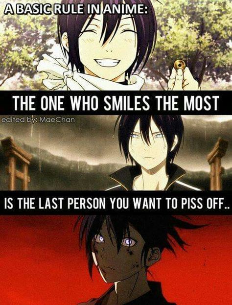 Noragami Bishamon, Yato Noragami, Noragami Anime, Anime Rules, Koro Sensei, Manga Quotes, Anime Quotes Inspirational, Anime Jokes, Anime Memes Funny