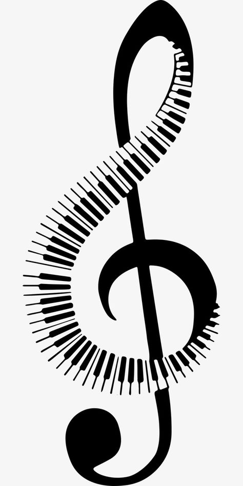 Casio Piano, Music Note Symbol, Music Notes Art, Piano Art, Music Drawings, Music Symbols, Siluete Umane, Music Illustration, Piano Keyboard