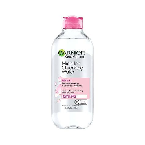 Waterproof Makeup Remover, Micellar Cleansing Water, Garnier Skin Active, Top Skin Care Products, Makeup Brush Cleaner, How To Clean Makeup Brushes, Clean Makeup, Waterproof Makeup, Gentle Cleanser