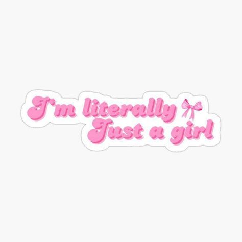 I Love Being A Girl, Being A Girl, Girl Stickers, I Love Girls, Just A Girl, Journal Stickers, Just Girl Things, Girly Things, A Girl