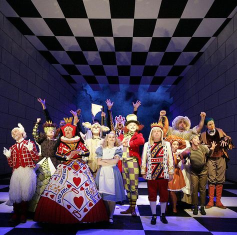 Alice in Wonderland by www.wyp.org.uk, via Flickr Alice In Wonderland Play, Halloween Alice In Wonderland, Alice In Wonderland Room, Alice Costume, Painting Roses, Alice In Wonderland Costume, Alice's Adventures In Wonderland, Wonderland Costumes, Little Shop Of Horrors