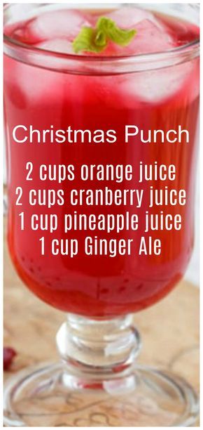 Punch Christmas, Resep Koktail, Jul Mad, Christmas Punch Recipes, Punch Drinks, Christmas Punch, Punch Recipe, Christmas Brunch, Colorful Christmas