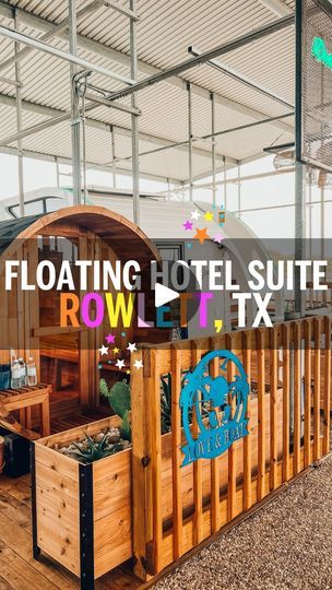 220K views · 31K reactions | ✨🛥️ THE MOST INSANE FLOATING HOTEL SUITES IN TEXAS, JUST 20 MINUTES OUTSIDE OF DALLAS🛥️✨
 
#TexasLoveList // If you live in the DFW area, this one is for you because @LoveandBoat is one of the most unique Texas staycation, or vacation ideas to experience this spring or summer. The best part, it’s just 20 minutes outside of the city at Sapphire Bay Marina in Rowlett. 

WHAT YOU’LL FIND AT LOVE + BOAT // 
✨Airconditioned cabins
✨A luxurious queen-sized bed
✨Smart toilet and shower
✨Wifi
✨A complete kitchen and outside grill area
✨Kayaks, paddleboards, water bikes & games
✨Private Sauna

PRO TIP// If you want to go, book your stay ASAP because they sell out quickly in the Spring and Summer months. 

Add it to the Love List! 💕✨ | Texas Love List | txlovelist · O Outside Grill Area, Outside Grill, Water Bike, Floating Hotel, Houston Restaurants, Grill Area, Travel Inspiration Destinations, Love List, Love Boat