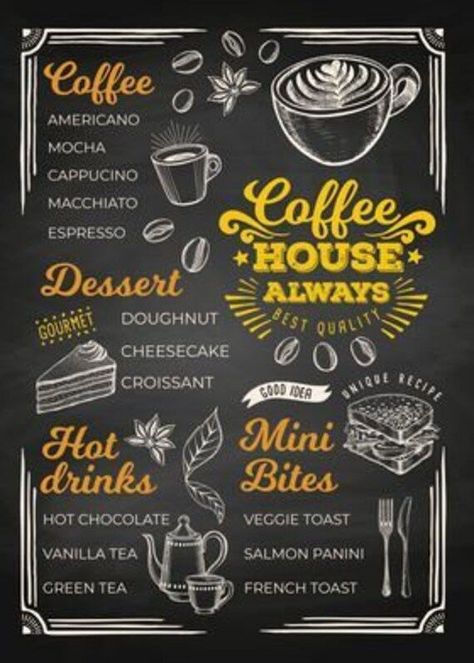 Coffee Shop Menu Board, Hutch Bar, Coffee Hutch, Man Cave Bars, Cafe Chalkboard, Papan Menu, Blackboard Menu, Coffee Chalkboard, Shed Man Cave