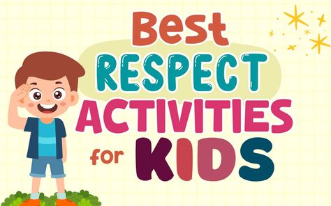 Respect Activities For Kids, Elementary Guidance Lessons, What Is Respect, Respect Lessons, Respect Activities, Character Education Posters, Teaching Kids Respect, Teaching Respect, October Festival