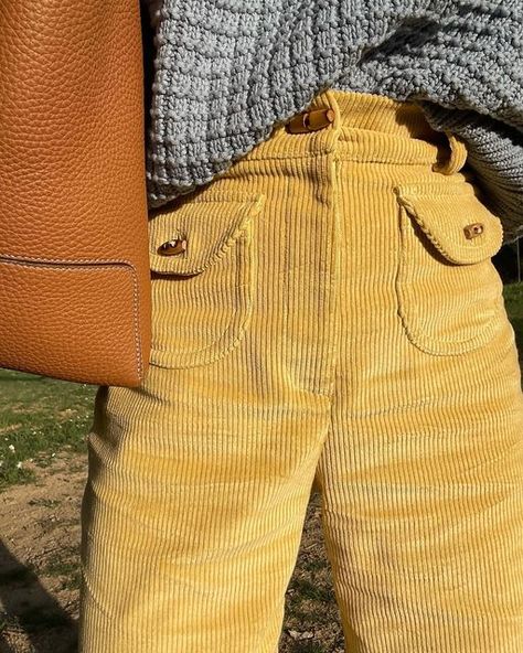 Corduroy Pants Outfit, Fred And George Weasley, Yellow Pants, Blouse Outfit, Jeans Jumpsuit, Romper Pants, Corduroy Pants, Pants Outfit, Tank Shirt