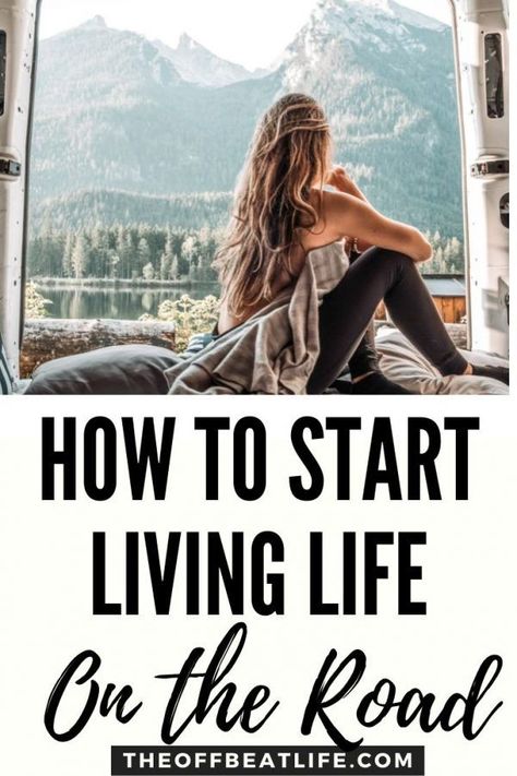 Want to start living inside a van and live life on the road but don't know how? Here is our ultimate guide to get you started! #livingvanideas #vanlife #whatisvanlife Start Living Life, Life On The Road, Living On The Road, Start Living, Rv Life, Life Blogs, Remote Jobs, Digital Nomad, Living Life