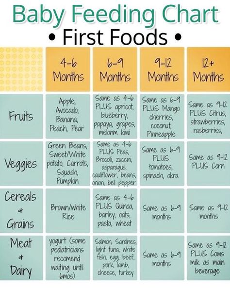 Baby First Food Chart, Baby Food Schedule, Baby Led Weaning First Foods, Baby Feeding Chart, Baby Parenting, Diy Baby Food, Baby Food Chart, Easy Baby Food Recipes, First Foods