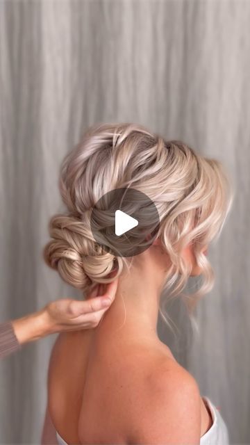 Kasia Fortuna on Instagram: "When it comes to creating a low textured bun, the process is typically quite similar in most cases. Start by dividing the ponytail into 2 or 3 sections, and then twist each section, making sure that the edge of the bun appears round. Before finalizing the shape, use plain long pins to map out the desired form just like I’m doing in the video. Adjust the strands until you are completely satisfied, and then replace the pins with standard grips to secure the style.  It’s important to note that keeping the bottom of the bun close to the nape of the neck is crucial, as a visible gap would look disproportionate.  If you’re interested in learning how to create this updo, check out my stories for a link to our Online Academy. @kristinagasperasacademy #accessories @deco Low Textured Bun, Textured Bun, Low Bun Updo, The Bun, Online Academy, Low Bun, Wedding Updo, Wedding Hair And Makeup, The Edge