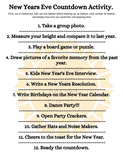 New Year Eve Kids Activities, Nye Activities, Nye Ideas, New Years With Kids, Countdown For Kids, Family New Years Eve, New Years Eve Traditions, New Year's Eve Crafts, Countdown Activities