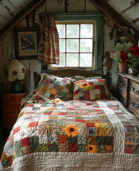 Vintage Bedroom Ideas, Bedroom Ideas Inspiration, Cosy Cottage, Cottage Interiors, Vintage Bedroom, Dreamy Room, Bedroom Vintage, Room Makeover Bedroom, Dream Room Inspiration