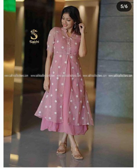 Kurti Designs Latest Frock Style, Churidar New Model, Chudidar Neck Model, Frok Model Dress, Dress To Hide A Large Tummy, Organza Frocks For Women Knee Length, Cotton Churidar Designs, Trendy Churidar Designs, Churidhar Models Latest