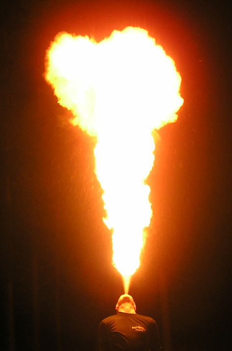 Fire breathing Guinness world record holder Fredrik Karlsson doing "The dragon's breath" Fire Elemental Aesthetic, Fire Powers Aesthetic Boy, Fire Dragon Aesthetic, Fire Powers Aesthetic, Fire Warlock, Dragon Breathing Fire, Breathing Fire, Fire Breather, Full Moon Party