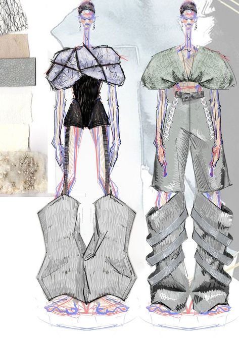 Fashion Sketchbook Inspiration, Fashion Design Inspiration, Fashion Portfolio Layout, Mode Swag, Fashion Design Sketch, Design Moda, Fashion Design Sketchbook, Fashion Design Collection, Fashion Design Portfolio