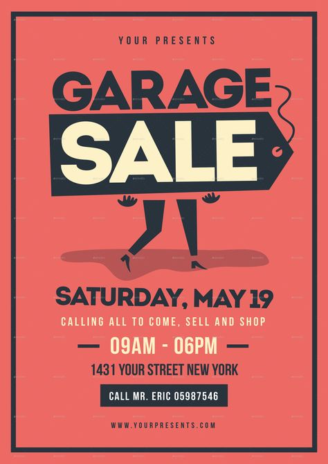 Yard Sale Flyer, Garage Sale Flyer, Sport Flyer, Garage Sale Signs, Poster Template Free, Flyer Free, Advertisement Template, Flyer Design Inspiration, Free Flyer Templates