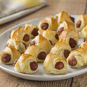 Hot Dog Crescent Rolls, Pepperidge Farm, Pigs In A Blanket, Sweet Pickles, Puff Pastry Recipes, Brunch Party, Cannoli, Pastry Recipes, Appetizer Dips