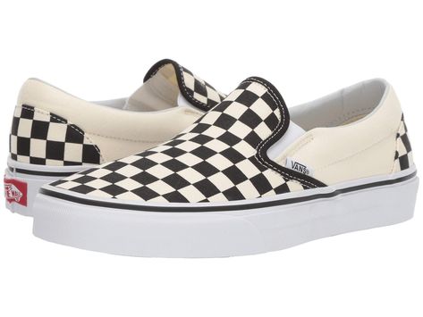 PRICES MAY VARY. Closure type: Pull-On Toe style: Cap Toe Material: Canvas Outer material: Canvas Vans Men's Classic Slip On Sneakers, Black/Black, 11 Medium US Vans Platform Slip On, Outfits Con Vans, Vans Platform, White Platform Shoes, Checkered Shoes, Shoes Black And White, White Slip On Shoes, Shoes Low, Digital Closet