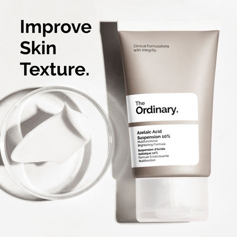 The Ordinary Azelaic Acid, Brighten Skin Tone, Improve Skin Texture, Skin Texture, Improve Skin, Skin Tone, The Ordinary, Skin Tones, Texture