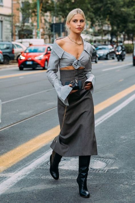 Milan Street Style, Milano Fashion Week, Cooler Look, Street Style Trends, Fashion Weeks, Looks Chic, Cool Street Fashion, Fashion Week Street Style, Street Chic