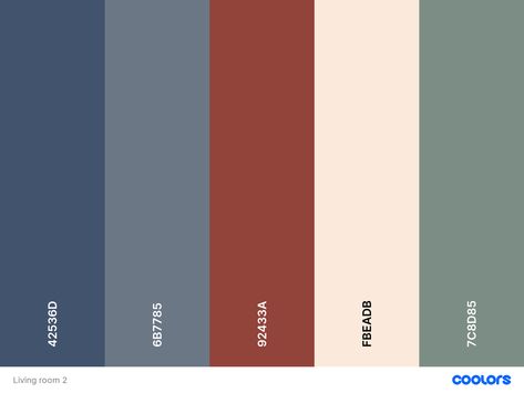 Architecture Colour Palette, Brick Color Palette, Colour Palette Blue, Home Color Palette, Dark Interior Design, Palette Blue, Indoor Ideas, Colour Pallets, Boston Tea