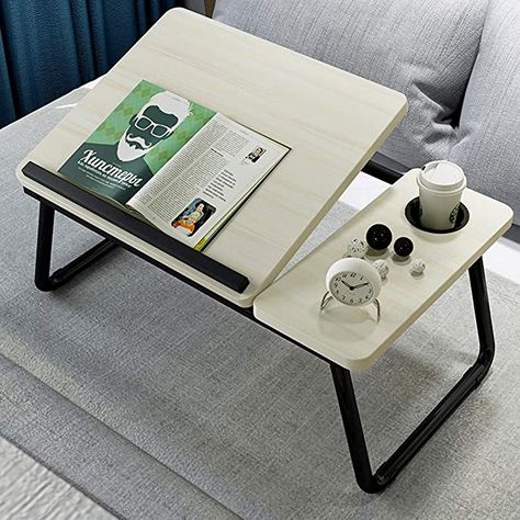 AmazonSmile: Laptop Desk for Bed,Asltoy Laptop Bed Tray Table,Foldable Lap Desk Stand Notebook Desk Adjustable Laptop Table for Bed Portable Notebook Bed Tray Lap Tablet with Cup Holder (Beige) : Electronics Desk For Bed, Laptop Stand Bed, Adjustable Laptop Table, Portable Laptop Table, Bed Tray Table, Laptop Table For Bed, Folding Table Legs, Portable Laptop Desk, Lap Table